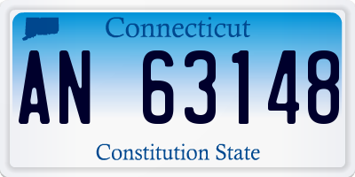 CT license plate AN63148