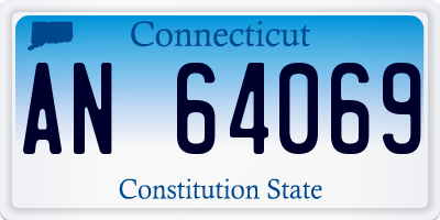 CT license plate AN64069