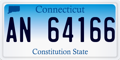 CT license plate AN64166