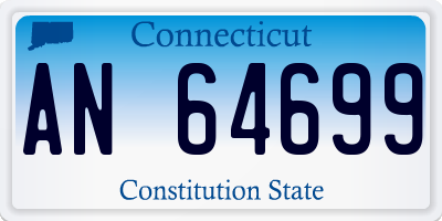 CT license plate AN64699