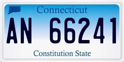 CT license plate AN66241