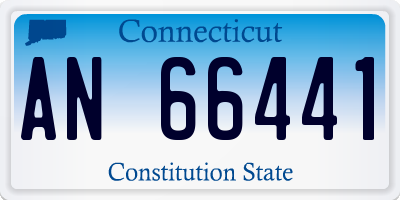 CT license plate AN66441