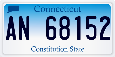 CT license plate AN68152