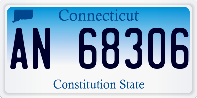 CT license plate AN68306