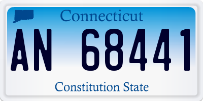 CT license plate AN68441