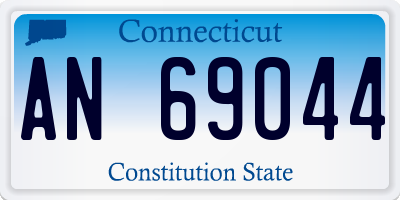 CT license plate AN69044