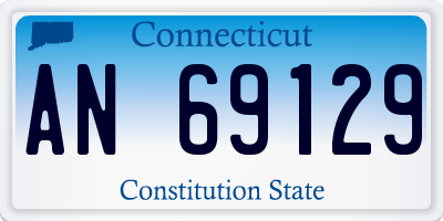 CT license plate AN69129