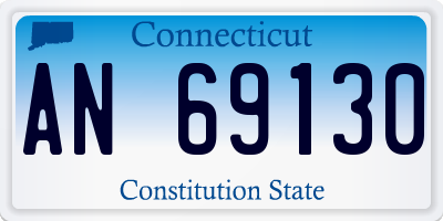CT license plate AN69130