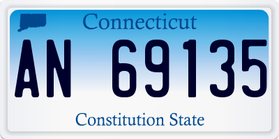 CT license plate AN69135