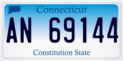 CT license plate AN69144