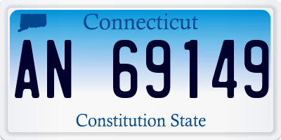 CT license plate AN69149