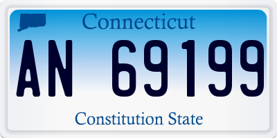 CT license plate AN69199