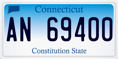 CT license plate AN69400