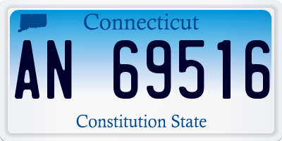 CT license plate AN69516