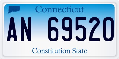 CT license plate AN69520
