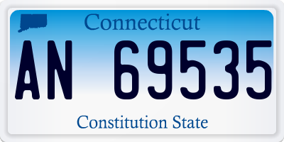 CT license plate AN69535