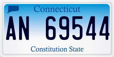 CT license plate AN69544