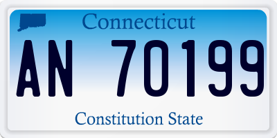 CT license plate AN70199