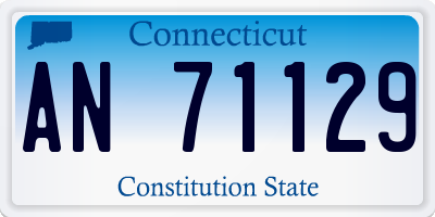 CT license plate AN71129
