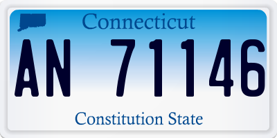 CT license plate AN71146