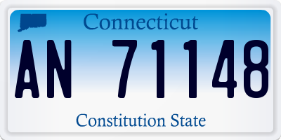 CT license plate AN71148