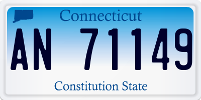 CT license plate AN71149