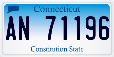 CT license plate AN71196