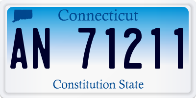 CT license plate AN71211