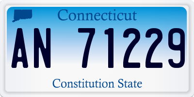 CT license plate AN71229