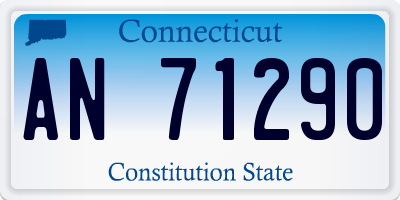 CT license plate AN71290