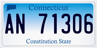 CT license plate AN71306