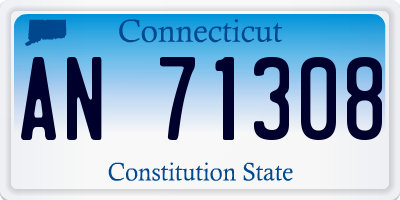 CT license plate AN71308