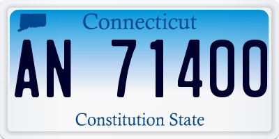 CT license plate AN71400