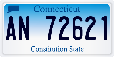 CT license plate AN72621