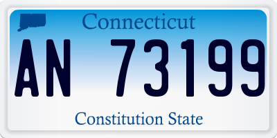 CT license plate AN73199
