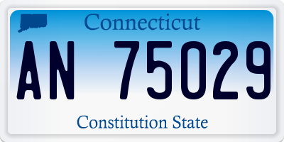 CT license plate AN75029