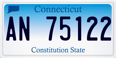 CT license plate AN75122