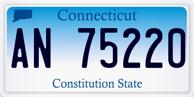 CT license plate AN75220