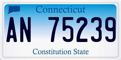 CT license plate AN75239
