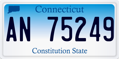 CT license plate AN75249