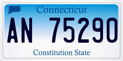 CT license plate AN75290