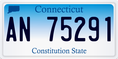 CT license plate AN75291