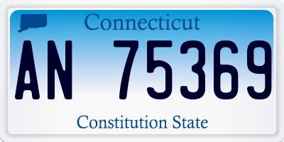 CT license plate AN75369