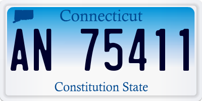 CT license plate AN75411
