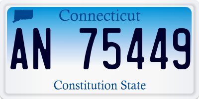 CT license plate AN75449
