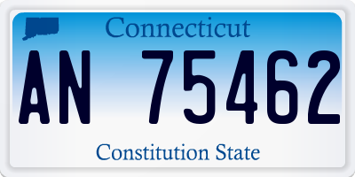CT license plate AN75462
