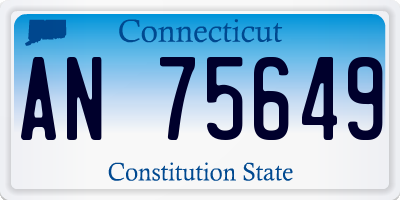 CT license plate AN75649