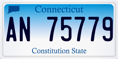 CT license plate AN75779