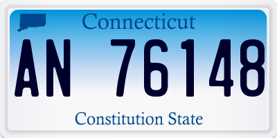 CT license plate AN76148