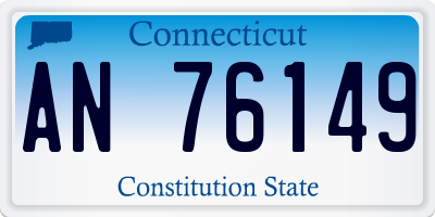CT license plate AN76149